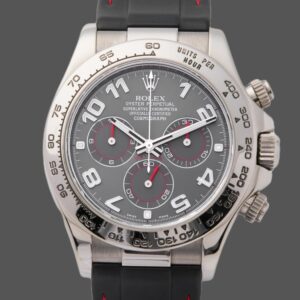 Rolex Daytona 116519 Grey Dial Black RubberB strap 40mm Mens Replica Watch