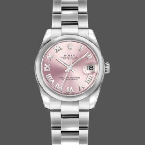 Rolex Datejust 179160 Oyster Bracelet Pink Roman Dial 26MM Lady Replica Watch