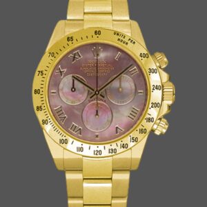 Rolex Cosmograph Daytona 116528 Black MOP Roman Dial 40MM Mens Replica Watch