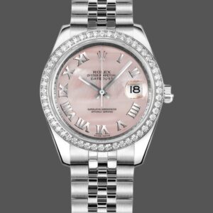 Rolex Datejust 178384 Pink Mother of Pearl Dial 31MM Lady Replica Watch