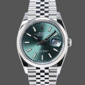 Rolex Datejust 126200 Green Index Dial Jubilee Bracelet 36MM Unisex Replica Watch