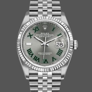 Rolex Datejust 126234 Slate Grey Wimbledon Dial 36MM Unisex Replica Watch