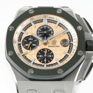 Audemars-Piguet-Royal-Oak-Offshore-26400SO-Beige-Dial-Green-Ceramic-Bezel-2-300×300-1.jpg