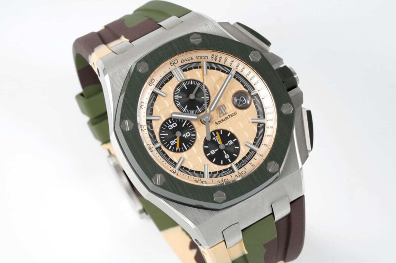 Audemars-Piguet-Royal-Oak-Offshore-26400SO-Beige-Dial-Green-Ceramic-Bezel-4-800×533-1.jpg