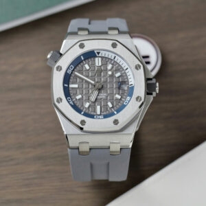 Audemars Piguet Royal Oak Offshore Diver 15720ST Grey Dial Rubber Replica IPF 42mm