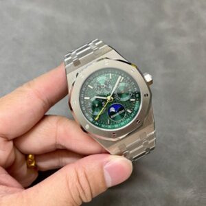 Audemars Piguet Royal Oak Perpetual Calendar 26606ST Green Dial Super Clone 41mm
