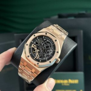 Audemars Piguet Royal Oak Skeleton 15407OR Best Replica APS 41mm